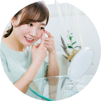 スムーズなコンタクトレンズ・メガネの作成